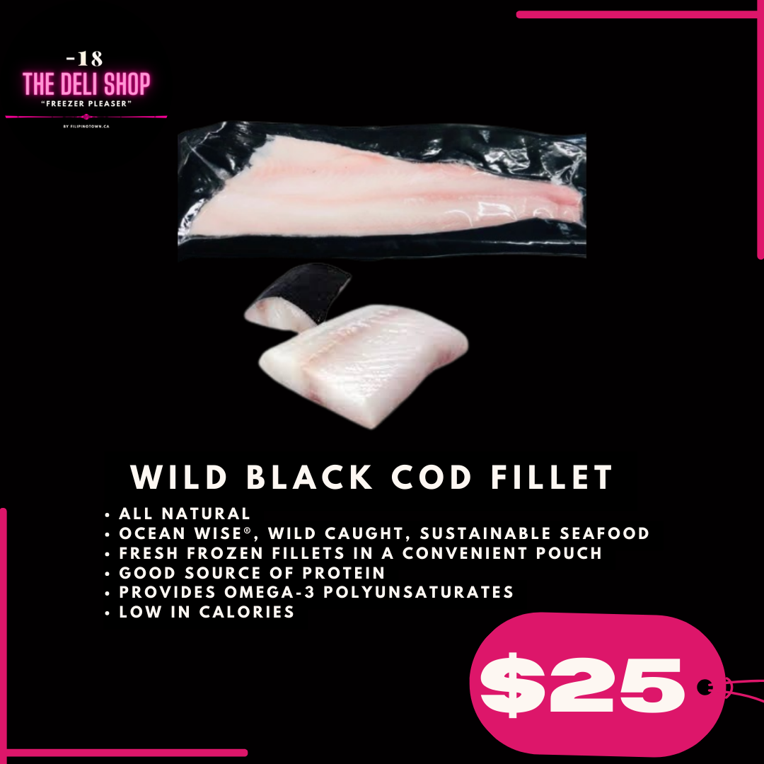 Wild Black Cod Fillet