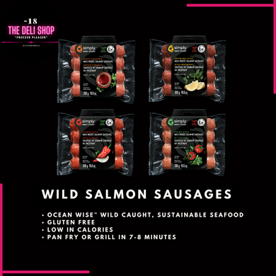 Wild Salmon Sausages