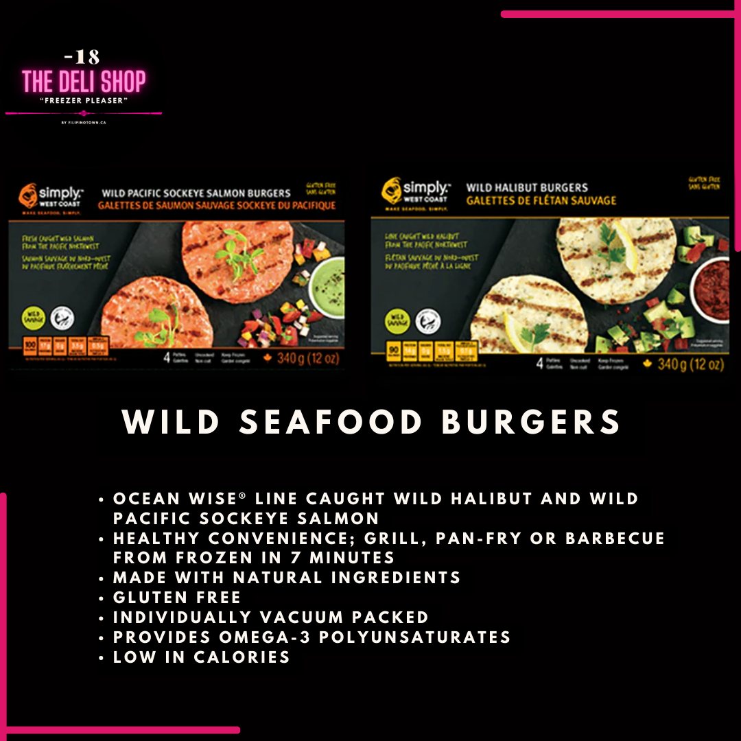 Wild Seafood Burgers