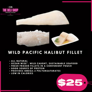 Wild Pacific Halibut Fillet