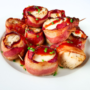 Clear Ocean: Bacon Wrapped Scallops