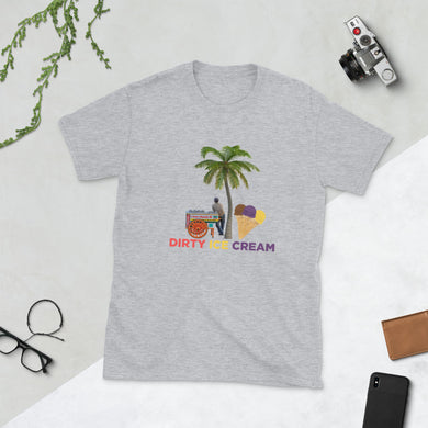 Dirty Ice Cream Short-Sleeve Unisex Classic Tee in Gray