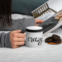 Load image into Gallery viewer, Crazy Filipina Matte Black Magic Mug