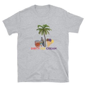 Dirty Ice Cream Short-Sleeve Unisex Classic Tee in Gray