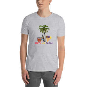 Dirty Ice Cream Short-Sleeve Unisex Classic Tee in Gray