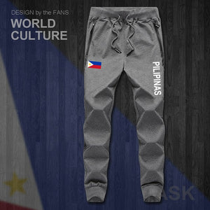 Pilipinas Joggers in Black and Light Gray - all sizes available